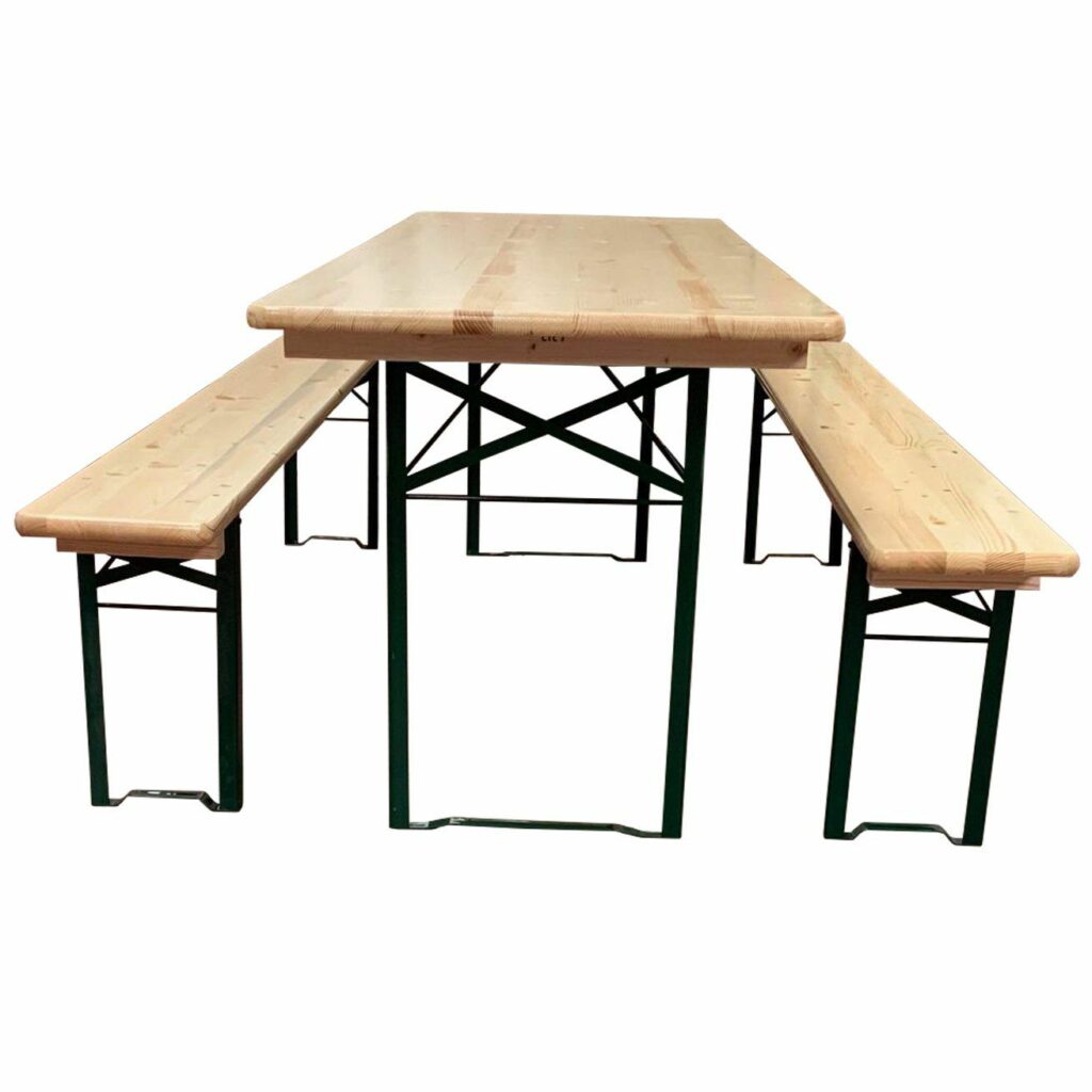 Ensemble table et banc